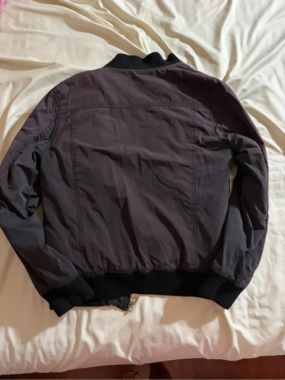 Vintage Groove Rhyme Bomber Jacket